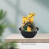 BNNP Indoor Tabletop Fountains Desktop Fountains Office Desk Lucky Waterfall Fountain Home Indoor Meditation Tabletop Fountain Living Room Decoration Water Fountains Decoration Meditation Fountain view 2