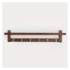 rUrEu Wall Mounted Coat Rack, Coat Rack Hangers Wall Mounted with Storage and Metal Hook, Decorative Wall Frame, Suitable for Entryway Bathroom Bedroom/6 Hooks view 1