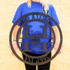 Badger Steel USA - Wedding Monogram - Metal Wall Art - 24" X 24" - White view 2