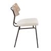 LumiSource Walker Chair, Upholstered Dining Chairs, Mid-Century Modern Dining Chair, Kitchen Chairs for Dining Table, Dining Chairs Set of 2 view 4