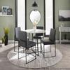 LumiSource High Back Fuji Dining Chair, Upholstered Dining Chairs, Contemporary Dining Chair, Kitchen Chairs for Dining Table, Dining Chairs Set of 2 view 2