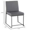 LumiSource High Back Fuji Dining Chair, Upholstered Dining Chairs, Contemporary Dining Chair, Kitchen Chairs for Dining Table, Dining Chairs Set of 2 view 3