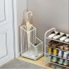 HAIXHX Umbrella Rack Stand Metal,Umbrella Stand Indoor with a Removable Drip Tray,for Organizing Your Umbrellas, Canes, Walk Sticks in Entryway (Color : White) view 2
