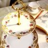 3 Tier Cake Stand Cake Display Stand Round Serving Tray Ceramic Dessert Stand Fruit Plate For Wedding Home Party (Color : White, Size : 25 * 37cm) view 2