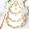 3 Tier Cake Stand Cake Display Stand Round Serving Tray Ceramic Dessert Stand Fruit Plate For Wedding Home Party (Color : White, Size : 25 * 37cm) view 4