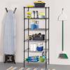 BestOffice Adjustable Wire Shelving Storage Shelves Heavy Duty Shelving Unit for Small Places Kitchen Garage (Black, 13 D x 23 W x 59 H) view 2