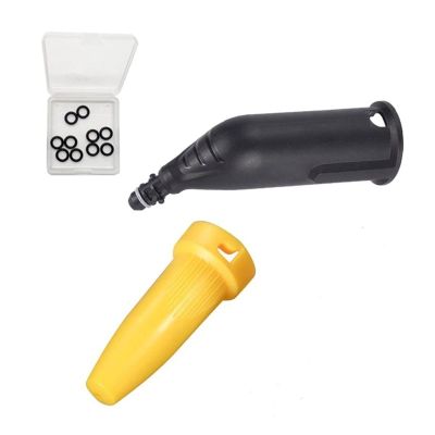 LANGshaw Steam Cleaner Nozzle Slit Brush Power Nozzle Head O Ring Compatible for KARCHER SC1/SC2/SC3/SC4/SC5 Steam Cleaner Slit Scrape Brush Leisurely (Color : Black Yellow, Voltage (V) : 6V)