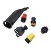 LANGshaw Steam Cleaner Slit Nozzle Brush Compatible for Karcher SC1/SC2/SC3/SC4/SC5 Sprinkler Nozzle Head Flat Brush Steam Cleaner Brush Leisurely (Color : Black) view 1