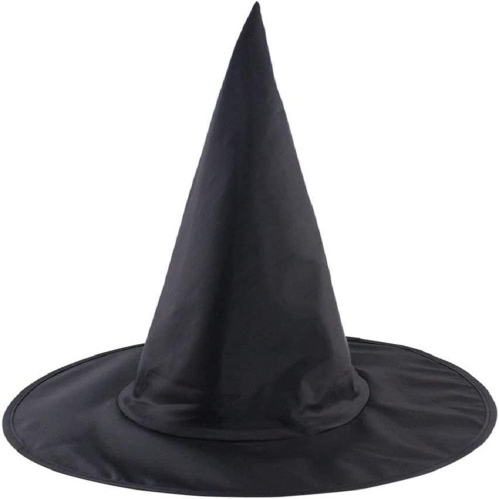 LKQBBSZ 2 PCS Black Witch Hat Wizard Hats Halloween Costume Party Decoration Accessories Easter Hats