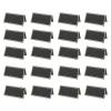 Hemoton 100pcs Elegant Blank Place Cards for Weddings and Events Foil Reserved Signs Decorative Table Name Cards for Banquets Parties and Restaurants view 1