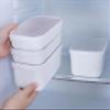 2 Pack Plastic Bacon Box, Deli Meat Saver Cold Cuts Fridge Keeper, Cheese Food Storage Container with Lid for Refrigerator, Shallow Low Profile Christmas Cookie Holder view 4