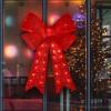 XMASLAND 32inch 72LED Twinkle Red Christmas Bows with LED Lights, Christmas Tree Decoration Wreath Bow Light Topper Light for Indoor Outdoor Christmas Decoration view 4