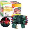 XMASLAND Ultra-Bright Connectable Multi Christmas Light Set 300Count 63.8Feet(2Sets-Each 150Lights) Incandescent Bulb Mini String Light for Indoor Outdoor Christmas Tree Wedding Garden Holiday Party view 1