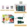 XMASLAND Ultra-Bright Connectable Multi Christmas Light Set 300Count 63.8Feet(2Sets-Each 150Lights) Incandescent Bulb Mini String Light for Indoor Outdoor Christmas Tree Wedding Garden Holiday Party view 3