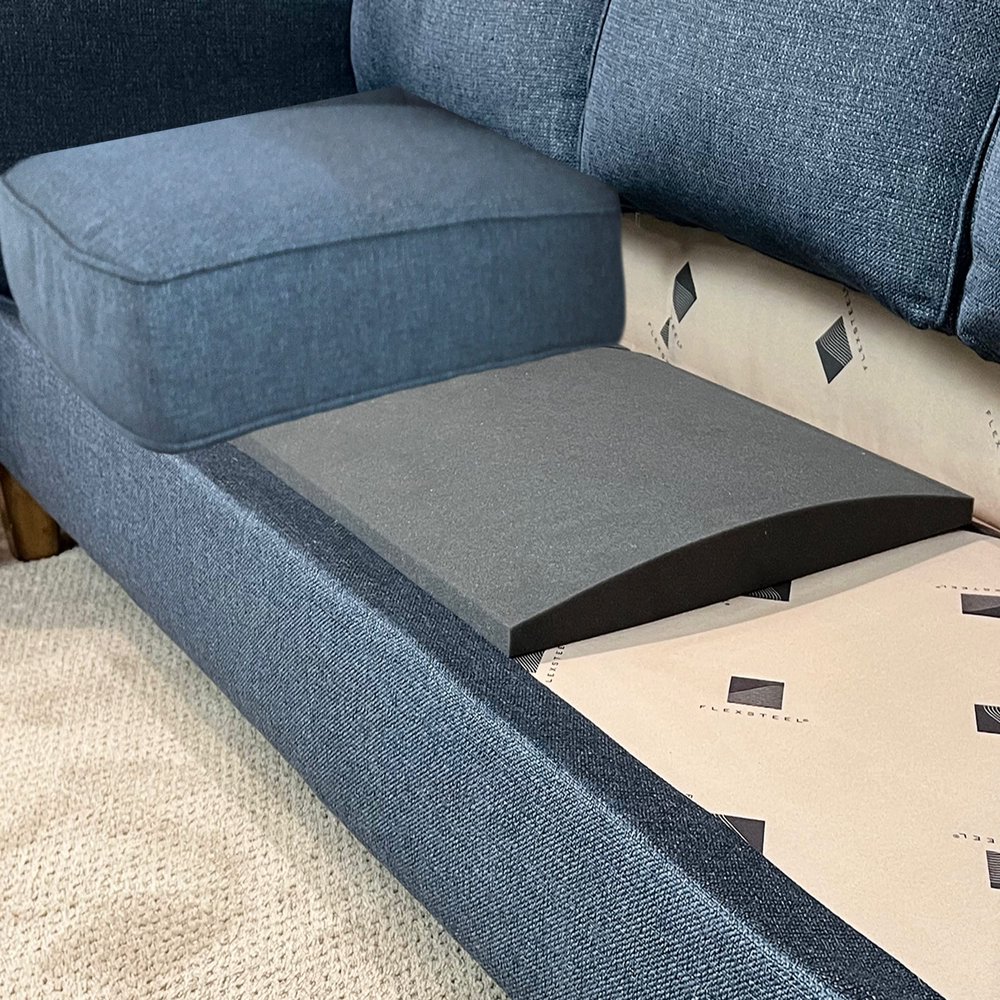Stratiform Original Curve, Made in USA, Couch Cushion Support, Sofa Cushion Sag Repair, High-Density Foam, Couch Support, Couch Repair, 20x20x2 (Firm, Set of 2)