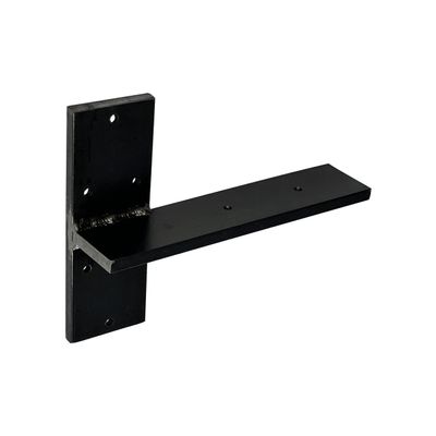 Free Hanging Shelf Bracket, Wall Stud Bracket, Free Floating Shelf Bracket, Wall Mount Countertop Bracket, Made in USA (24, Raw w/Clear Coat)