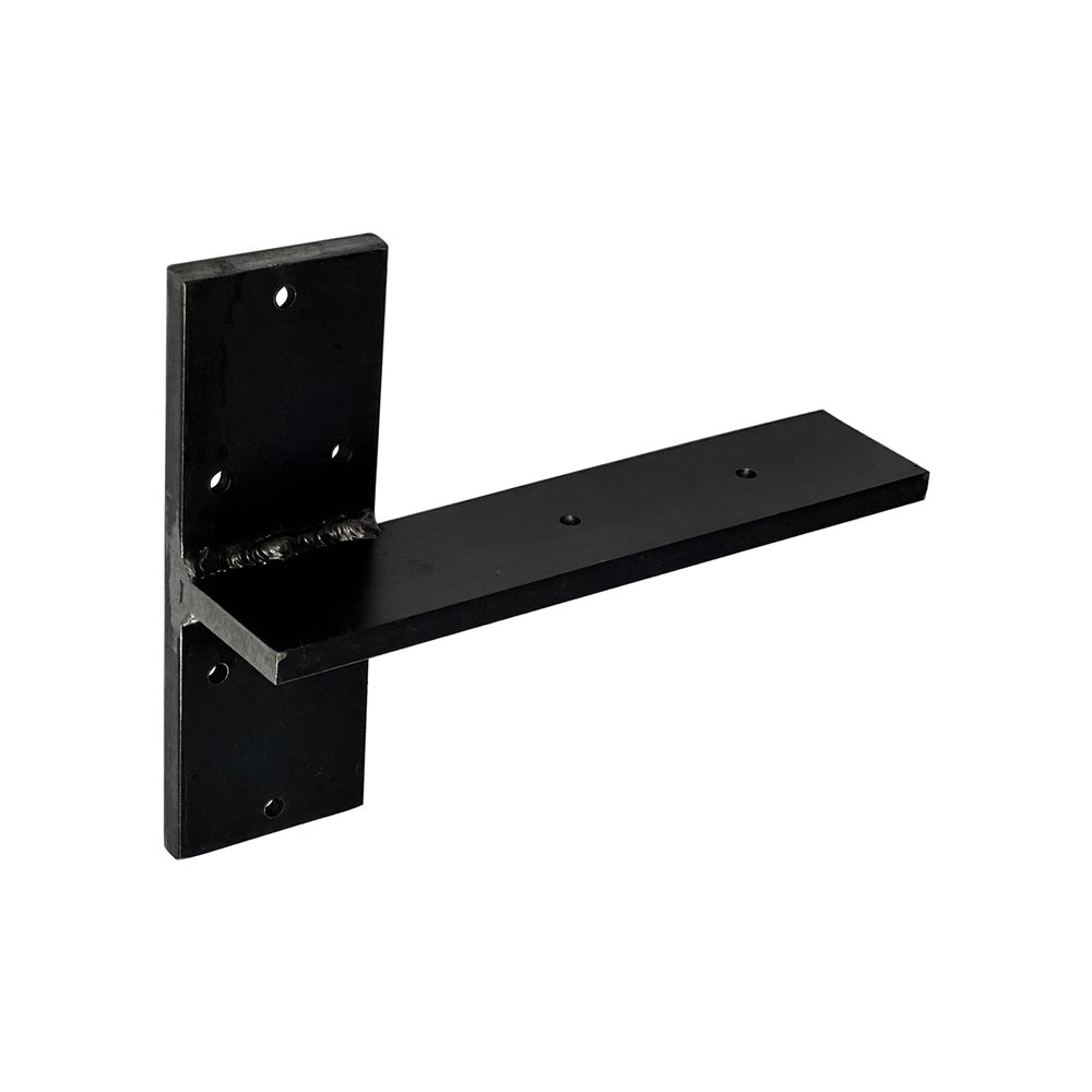 Free Hanging Shelf Bracket, Wall Stud Bracket, Free Floating Shelf Bracket, Wall Mount Countertop Bracket, Made in USA (12, Bronze Gold Paint)