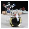 KDLK Olive Oil and Vinegar Dispenser Cruet Bottles 2 in 1 Glass Oil and Vinegar Bottles of Soy Sauce Vinegar Bottle Kitchen Supplies Glass Bottle Kitchen Oil Bottle (Color : B) view 2