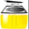 KDLK Olive Oil and Vinegar Dispenser Cruet Bottles 500ml Quantitative Press Oil Bottle Dispenser Measurable Glass Oil Bottle Seasoning Container for Kitchen Cooking Tools (Color : A) view 1