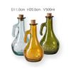 olive oil and vinegar dispenser cruet bottles Vinegar Bottle Oil Pourer With Wooden Stopper, Large Capacity Glass Olive Oil Dispenser And Vinegar Bottle (Color : Yellow) view 2