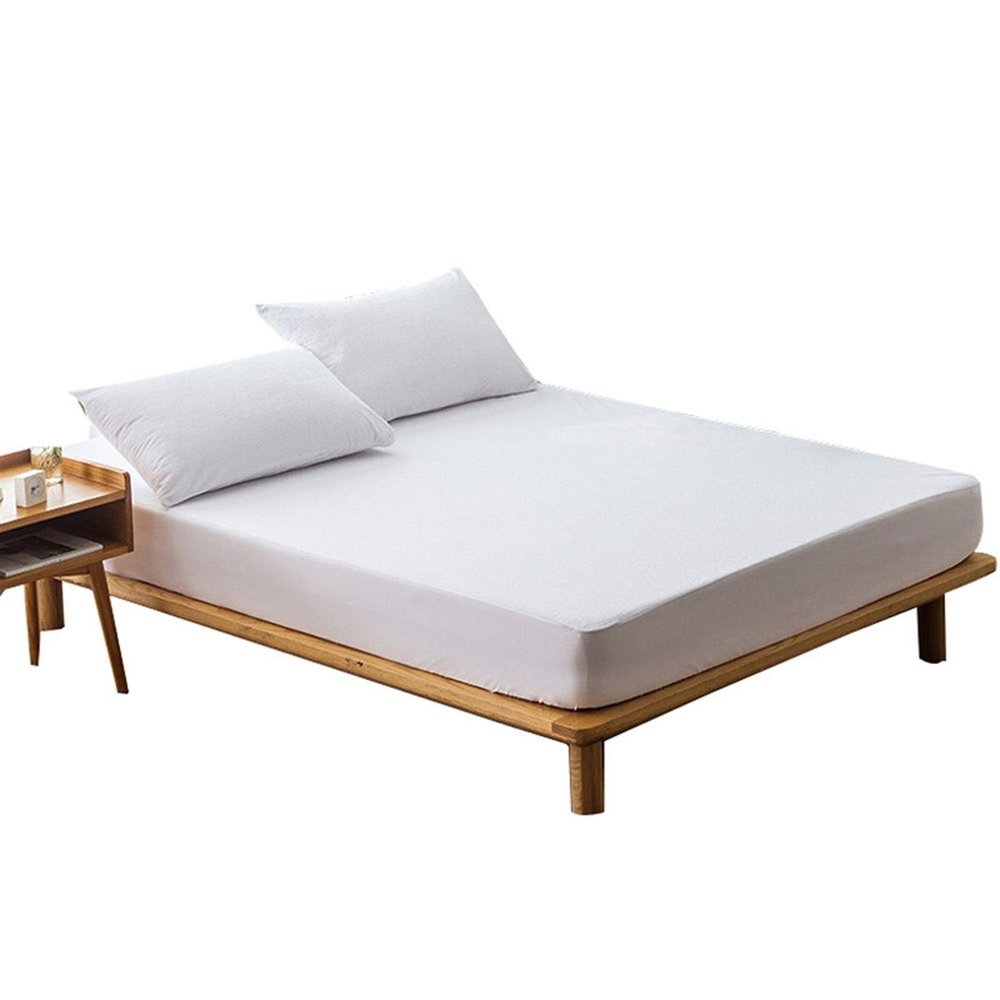 GXFWJD Twin Mattress Protector Full Size Waterproof Mattress Cover Soft Breathable Noiseless Full Mattress Protector Bed Cover Deep Pocket for 35cm Pad - Machine Washable