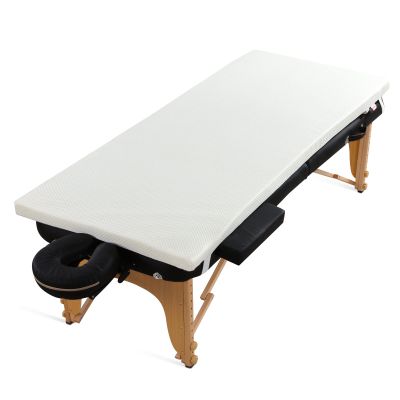 HOMBYS Memory Foam Bed Mattress Topper with Removable Cover, Massage Table Mattress Topper with Elastic Bands, Non-Slip Lash Bed Cushion Only, 73"x29"x3"