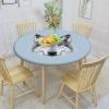 XISUNYA Wolf Round Fitted Tablecloth with Elastic Edge, Wolf Portrait with Beautiful Gaze Print Small Polyester Table Pad, Fit Round Tables up 40"-44" Diameter, for Restaurant Picnic Party view 2