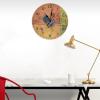 Farm Rustic Rooster Wall Clock Kitchen Clock Fresh Farm 9 Inch Wall Clocks Battery Operated Non-Ticking Roman Numerals Ancient Farm Wall Decor Home Decor for Bedroom Living Room Office view 4