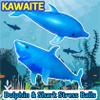 Squishy Shark Stress Balls Dolphin Stretch Ball (2 Pack) Stress Squish Ball, Sea Animal Shark Squishy Dolphin Stress Balls for Kids and Adults, Easter Basket Stuffers, Vase Filler and Home Decoration view 2