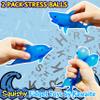 Squishy Shark Stress Balls Dolphin Stretch Ball (2 Pack) Stress Squish Ball, Sea Animal Shark Squishy Dolphin Stress Balls for Kids and Adults, Easter Basket Stuffers, Vase Filler and Home Decoration view 3