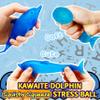 Squishy Shark Stress Balls Dolphin Stretch Ball (2 Pack) Stress Squish Ball, Sea Animal Shark Squishy Dolphin Stress Balls for Kids and Adults, Easter Basket Stuffers, Vase Filler and Home Decoration view 4