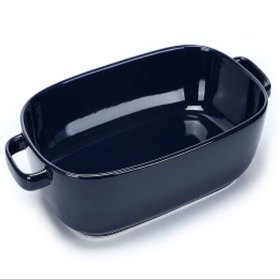 6 Quart Large Rectangular Baking Dish, 16x11 Inches Ceramic Baking Pan Casserole Dish for Cooking,Kitchen and Daily Use, Safe for Oven Microwave Refrigerator Disinfection Cabinet and Dishwasher,Blue
