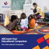 ABCarpet Red Art Classroom Rug Carpet Non-Slip Washable Rug for Preschool Elementary Library Reading Activity Art Studio Homeschool Kindergarten Pre-K Large Soft 12 Seating 6.5 x 8.5 ft view 4