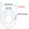 GatherTOOL 1M/5M Food Grade Clear Translucent Silicone Tube Beer Pipe Milk Hose Pipe Soft Safe Rubber Flexible Tube Creative Tool (Color : 2X3mm, Length : 5M) view 3
