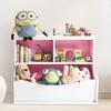 CAPHAUS Kids' Toy Storage Organizer, Open Storage Cubby, Multifunctional Book and Toy Storage Cabinet, Book and Toy Storage Shelf for Nursery, Playroom, Closet, Home Organization Toy Bookcase view 1