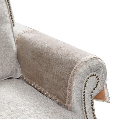 MINJIATEX Couch arm Covers,Non-Slip lace Sofa arm Cover Set of 2 Washable Sofa armrests Covers for Living Room Recliner Chair arm Cover Protectors for Leather Sofa armrest slipcover
