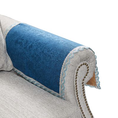 MINJIATEX Couch arm Covers,Non-Slip lace Sofa arm Cover Set of 2 Washable Sofa armrests Covers for Living Room Recliner Chair arm Cover Protectors for Leather Sofa armrest slipcover