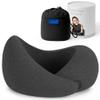 Ostrichpillow Go Neck Pillow, Travel Pillows for Airplanes, Premium Memory Foam Travel Pillow, 360 Ergonomic Design, Asymmetrical Sides, Travel Bag Included, Washable Modal Cover view 1