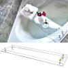 31inch Bathtub Caddy Tray,Gold Handle Clear Bathtub Caddy Tray,Acrylic Bathroom Organizer Shelf Bath tub Table Caddy Tray view 3