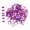 Yardwe 100pcs Adjustable Chicken Leg Rings with Numbers, Purple Plastic view 1