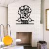 SILYHEART Beagle Wall Art with Custom House Number Funny Animal Pet Sign Modern Home Decor Personalized Front Porch Address Plaque Beagle Lover Gifts Dog Door Hanger 24in view 3