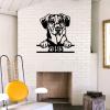 SILYHEART Beagle Wall Art with Custom House Number Funny Animal Pet Sign Modern Home Decor Personalized Front Porch Address Plaque Beagle Lover Gifts Dog Door Hanger 18in view 3