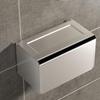 Duoduo Space Aluminum Tissue Box Cover, Container Napkin Organizer for Living Room, Bathroom, Kitchen, Bathroom, Bedroom, Rectangular (Silver) view 2