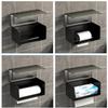 Duoduo Space Aluminum Tissue Box Cover, Container Napkin Organizer for Living Room, Bathroom, Kitchen, Bathroom, Bedroom, Rectangular (Silver) view 4