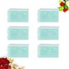 Ipetboom Shoes Storage Box Set 6pcs Stackable Shoe Racks Transparent Plastic Containers Space Saving for Closets Bedrooms view 2