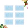 Ipetboom 6pcs Transparent Stackable Shoes Storage Box Small Plastic Container for Organizing Footwear for Use and Foldable Design view 4