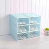 Ipetboom 6pcs Transparent Stackable Shoe Storage Box Thicken Plastic Container for Shoes for Closet Entryway and Home Organization Design for Easy Access view 2