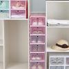 Ipetboom 6pcs Transparent Stackable Shoe Storage Box Thicken Plastic Container for Shoes for Closet Entryway and Home Organization Design for Easy Access view 3