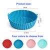 Reusable Silicone Basket, Silicone Pot for Air Fryer, Non-stick Air Fryer, Easy to Clean Generic (Pink) view 2