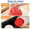 Reusable Silicone Basket, Silicone Pot for Air Fryer, Non-stick Air Fryer, Easy to Clean Generic (Pink) view 4